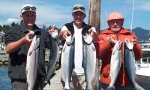 Salmon caught in Sooke
