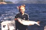Salmon caught in Sooke